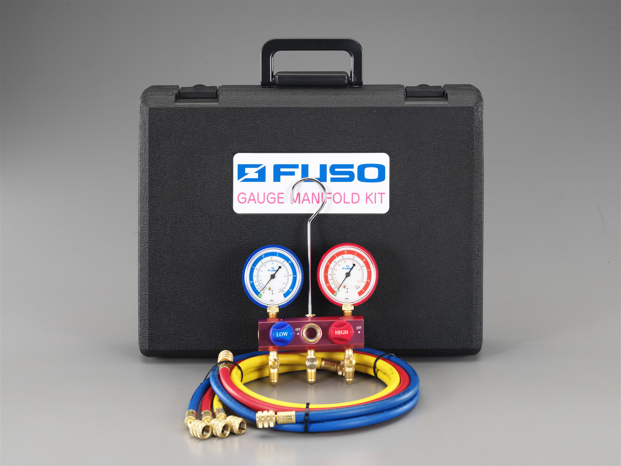 返品?交換対象商品】 FUSOゲージ付ボールバルブゲージマニホールドキット - その他 - alrc.asia