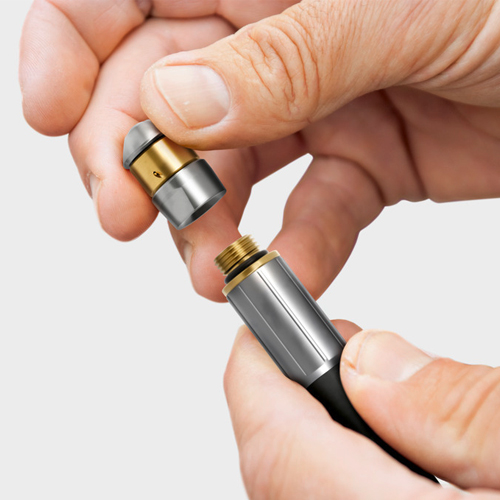 2種類の交換可能なノズル