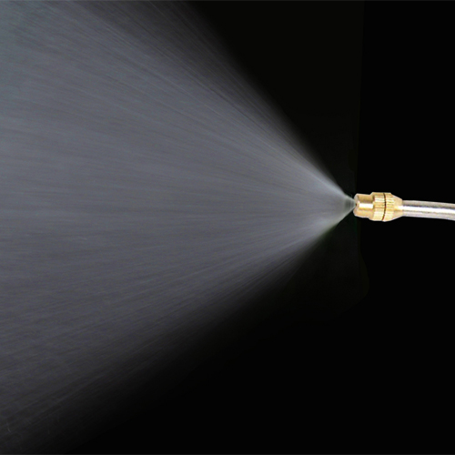 霧・直射に切替可能な自在ノズル