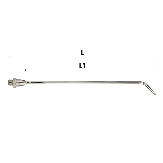 L：115mm　　　L1：100mm\n※本商品のネジ部はPOM樹脂・真鍮です。