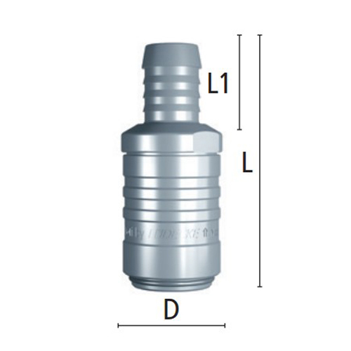 L:69mm　　　D：28mm　　　L1：22.5mm