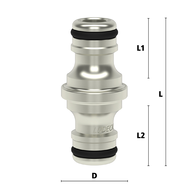 L：52mm　　　D：24mm\nL1：24mm　　　L2：24mm