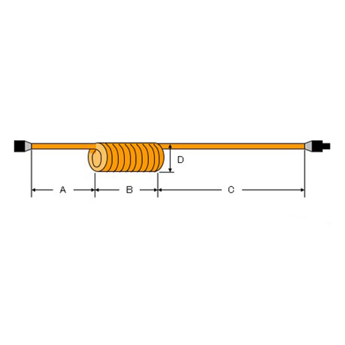 A：100～110mm　　B：190～200mm\nC：500～520mm　　D：φ42～43mm
