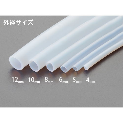 EA125FK-46B｜4.0/ 6.0mmx10m フッ素樹脂チューブ(PTFE)のページ -