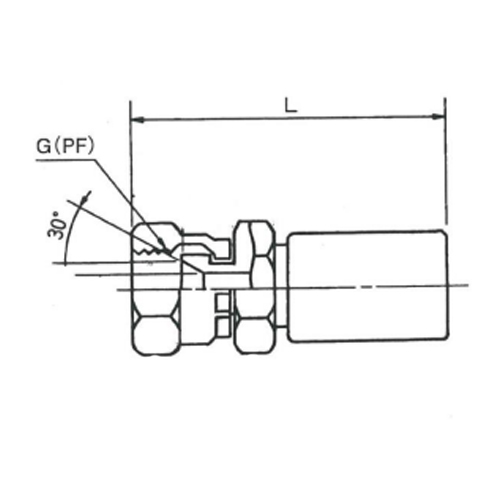 G(PF)：1/4”\nL：51mm