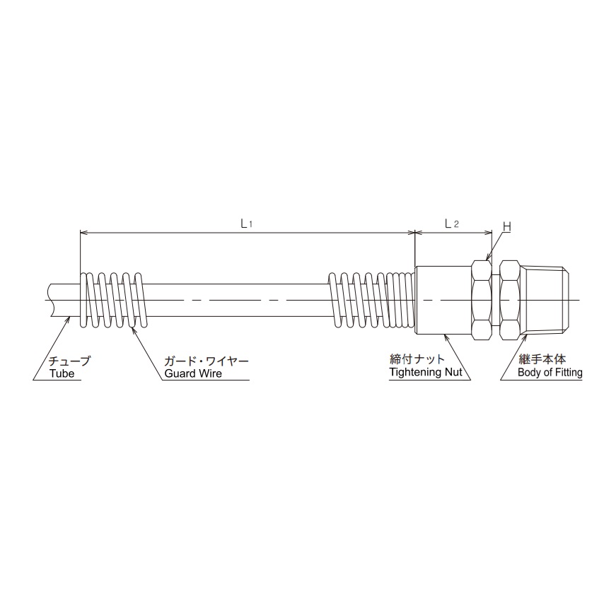 L1：85mm、L2：16mm、H：12mm