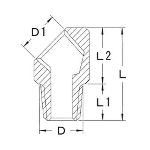 D：R1/4”　　　D1：Rc1/4”\nL：28mm　　　L1：11mm　　　L2：17mm