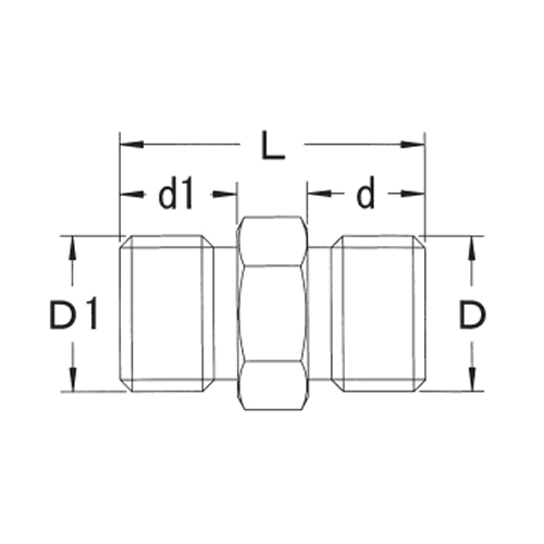 D1：G1/2”　　　D：G1/4”\nL：29mm　　　d1：11mm　　　d：10mm