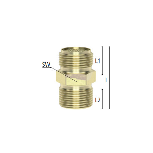 L：38mm　　　　SW：27mm\nL1：10mm　　　　L2：19mm