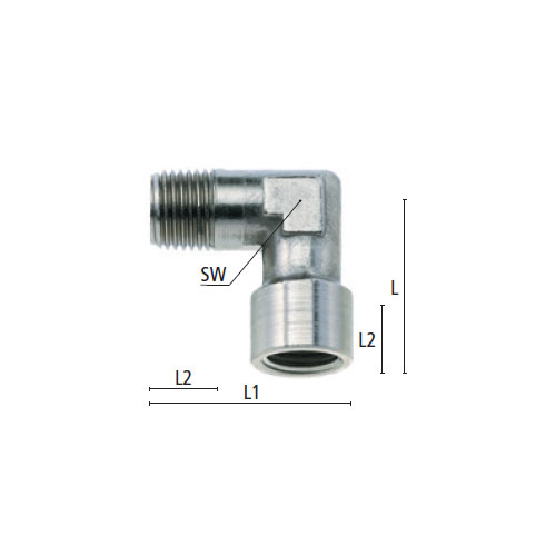 L：25.5mm　　　SW：13mm\nL1：24.5mm　　　L2：11mm
