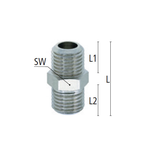 L：23mm　SW：14mm　L1：7.5mm　L2：10.5mm