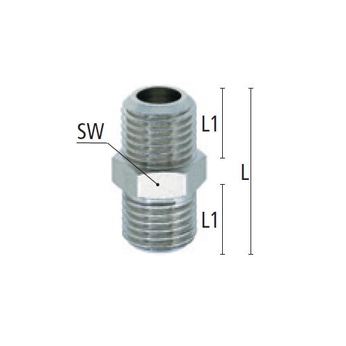 L：25.5mm　　SW：24mm　　L1：10mm