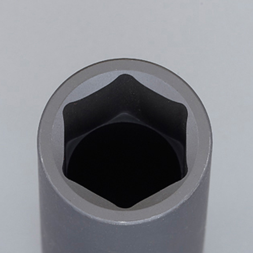 面接触により、ボルト・ナットの角を傷めなく、ソケットにかかる応力が分散されるため、耐荷重性もアップしています。