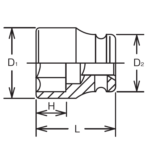 D1：72.8mm　　D2：66mm　　H：35mm\nL：70mm