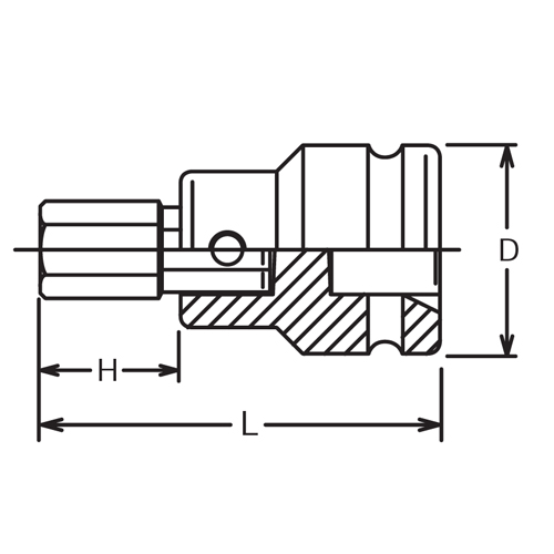 D：54mm　　H：24mm　　L：92mm