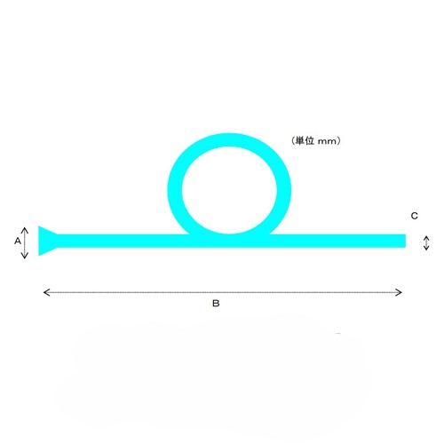 A：25.8mm　　B：2600mm　　C：9.5mm
