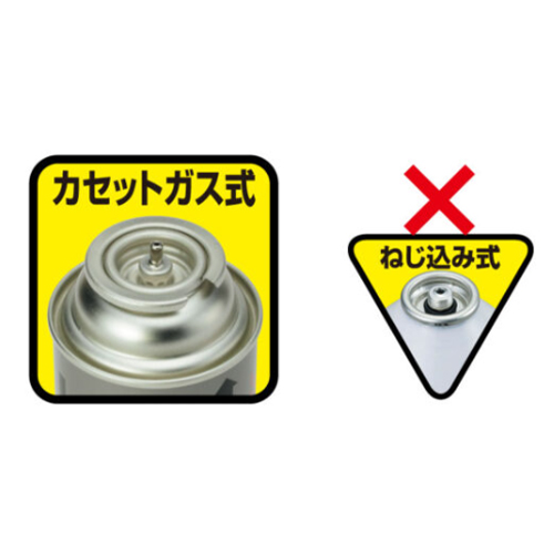 カセットガス式ボンベ