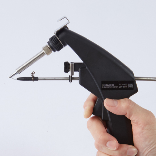 片手ではんだ供給とはんだ付けが可能