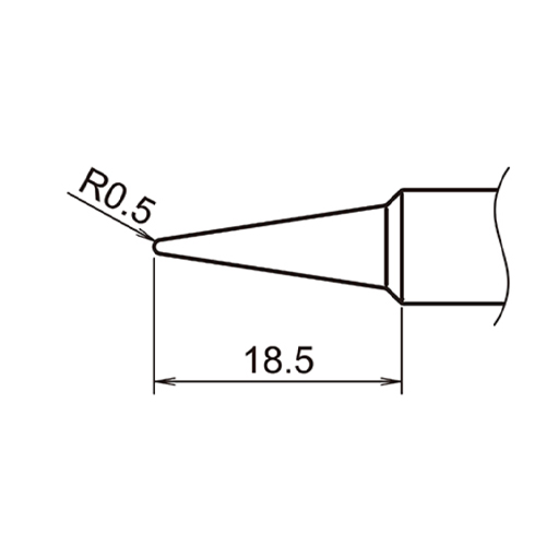 こて先サイズ（単位：mm）