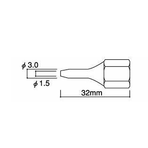 EA305HF-25｜[EA305HF-2用] φ1.5x32mm 替ノズルのページ -