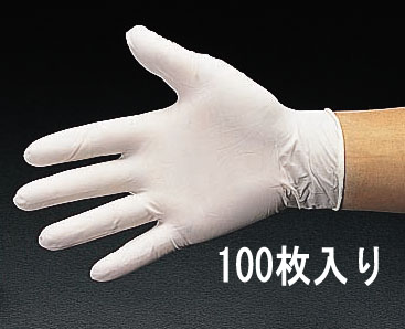 Ea354bv 13 ｌ 240mm 手袋 ﾗﾃｯｸｽｺﾞﾑ ﾊﾟｳﾀﾞｰ付 100枚 のページ Mro商材なら エスコ の通販で