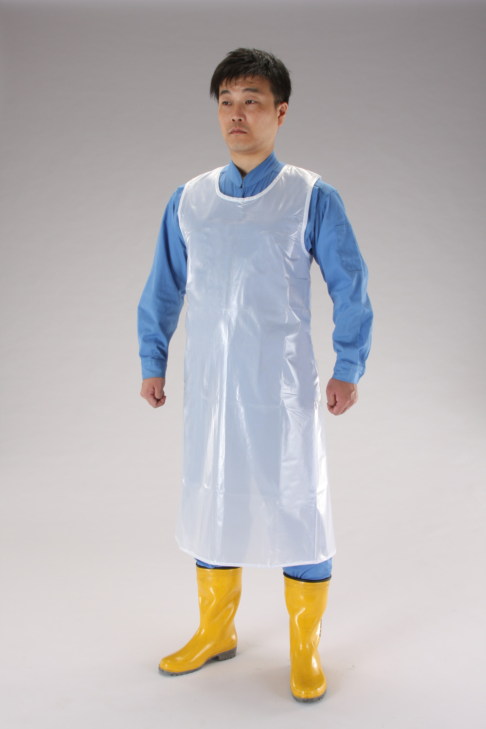 EA355A-22｜52x115cm 作業用ｴﾌﾟﾛﾝ(ﾏｼﾞｯｸﾃｰﾌﾟ式/防水)のページ -