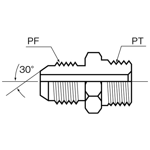 PF：1/2”　　PT：1/2”