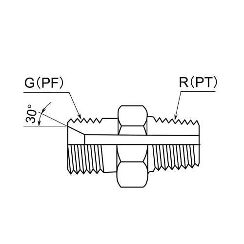 G：1/2”　　R：1/2”