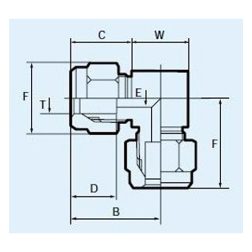 A：30mm　　　B：15mm　　　C：11mm　　　D：7mm\nE：3mm　　　F：10mm　　　W：8mm