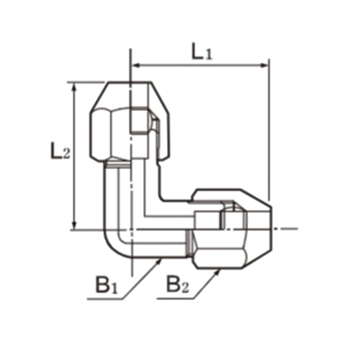 L1：33mm　　　　L2：33mm\nB1：12mm　　　　B2：17mm