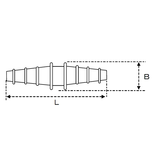 L：53mm　　B：φ12.5mm
