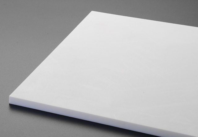 まな板 テフロン フッ素樹脂　厚み8mmx幅335mm x 553mm 端材 EA440DV-111｜300x300x 10mm フッ素樹脂板のページ -