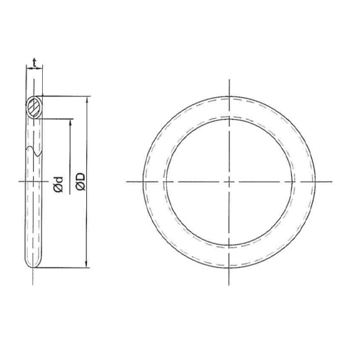 D：φ49.5mm　　d：φ32mm　　t：6.7mm