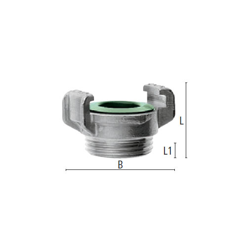 L：30.5mm　　　B：53.5mm　　　L1：8mm