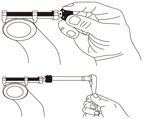 ホースクリップ（スプリング式）を緩める為に使用
