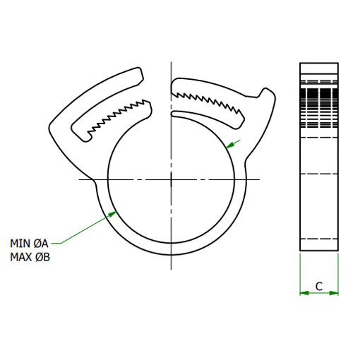 A：10.2mm　　B：12mm　　C：6mm