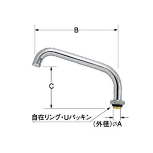 φA：19mm　B：190mm　C：81mm