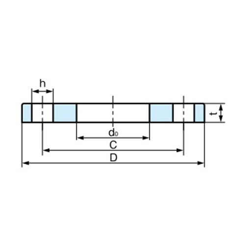 D：85mm　　　C：65mm　　　d0：27.7mm\nh：12mm　　　　t：10mm