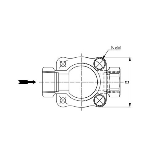 B：77mm　NxM：4×M10