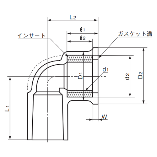 L1：38mm　L2：29mm　　W：4mm　\nD1：30mm　D2：34mm　d1：20.955mm\nl1：17mm　l2：14mm　d2：26mm