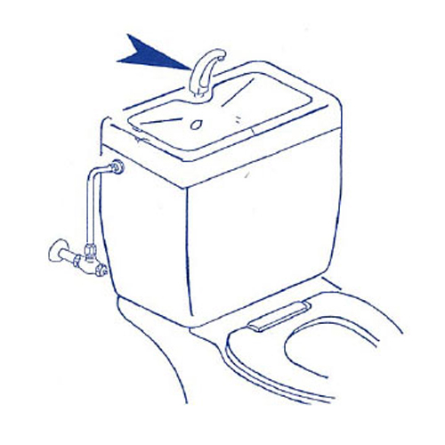 ロータンク用手洗い器
