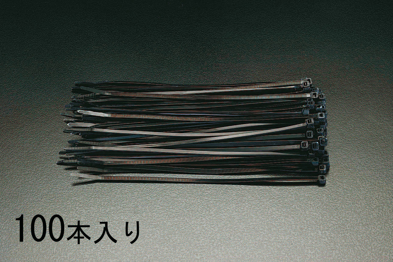EA475AG-100｜100x 2.5mm 結束バンド(耐候性/100本)のページ -