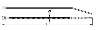 L：265mm、W：3.6mm