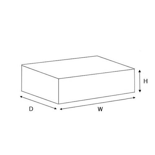 外寸：455(W)×190(D)×60(H)mm\n内寸：445(W)×185(D)×52(H)mm