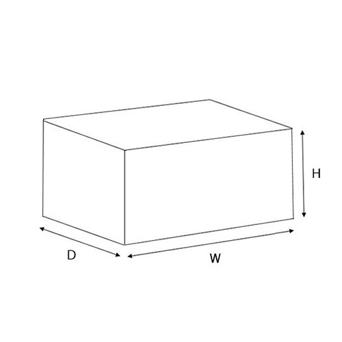 外寸：483(W)×152(D)×165(H)mm\n下箱内寸：470(W)×145(D)×130(H)mm、\n上蓋内寸：470(W)×145(D)×34(H)mm、\n中皿外寸：470(W)×139(D)×51(H)mm\n中皿内寸：470(W)×138(D)×24(H)mm