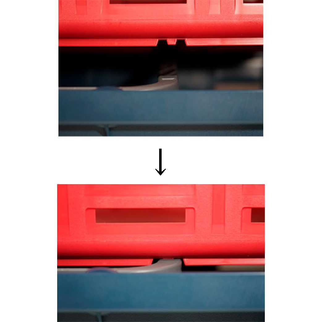 積み重ね時は底がハンドルの穴にフィットするので、しっかりスタッキングできます。\n※画像は代表画像です。