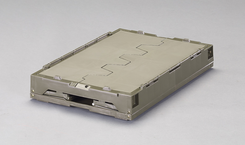 ESCO - 未使用 エスコ 20L 折畳コンテナ OD色蓋付5個 EA506AA-30E｜366x264x283mm/20L折畳ｺﾝﾃﾅ(OD/蓋付5ｺ/薄型のページ -