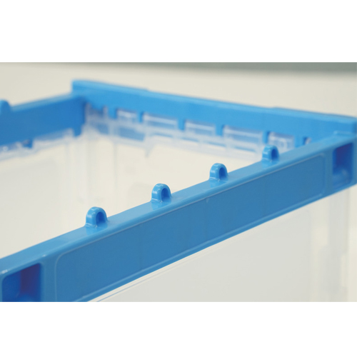 嵌合用突起の先端は段済みや収納時に引っ掛かりにくい構造