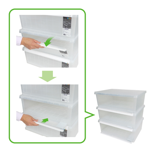 横扉は収納できます