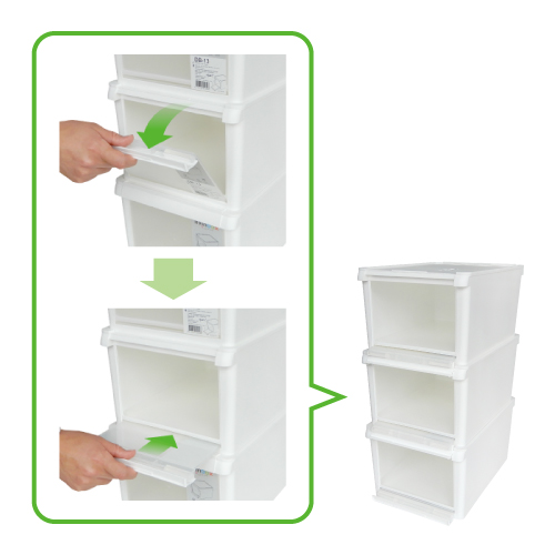 横扉は収納できます